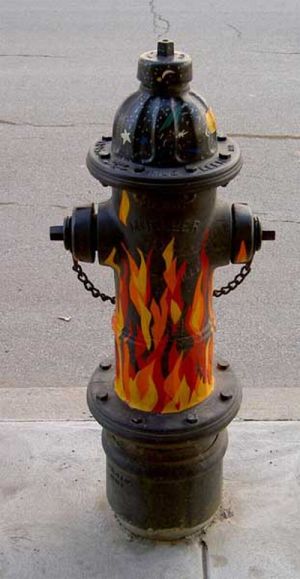 Arte em hidrantes