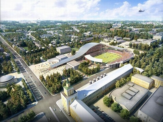 Projetos de estádios para a copa da Rússia em 2018
