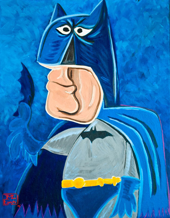 E se Picasso tivesse pintado super-heróis?